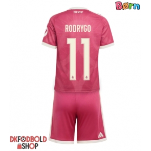 Real Madrid Rodrygo Goes #11 Tredje trøje Børn 2026-27 Kort ærmer (+ korte bukser)
